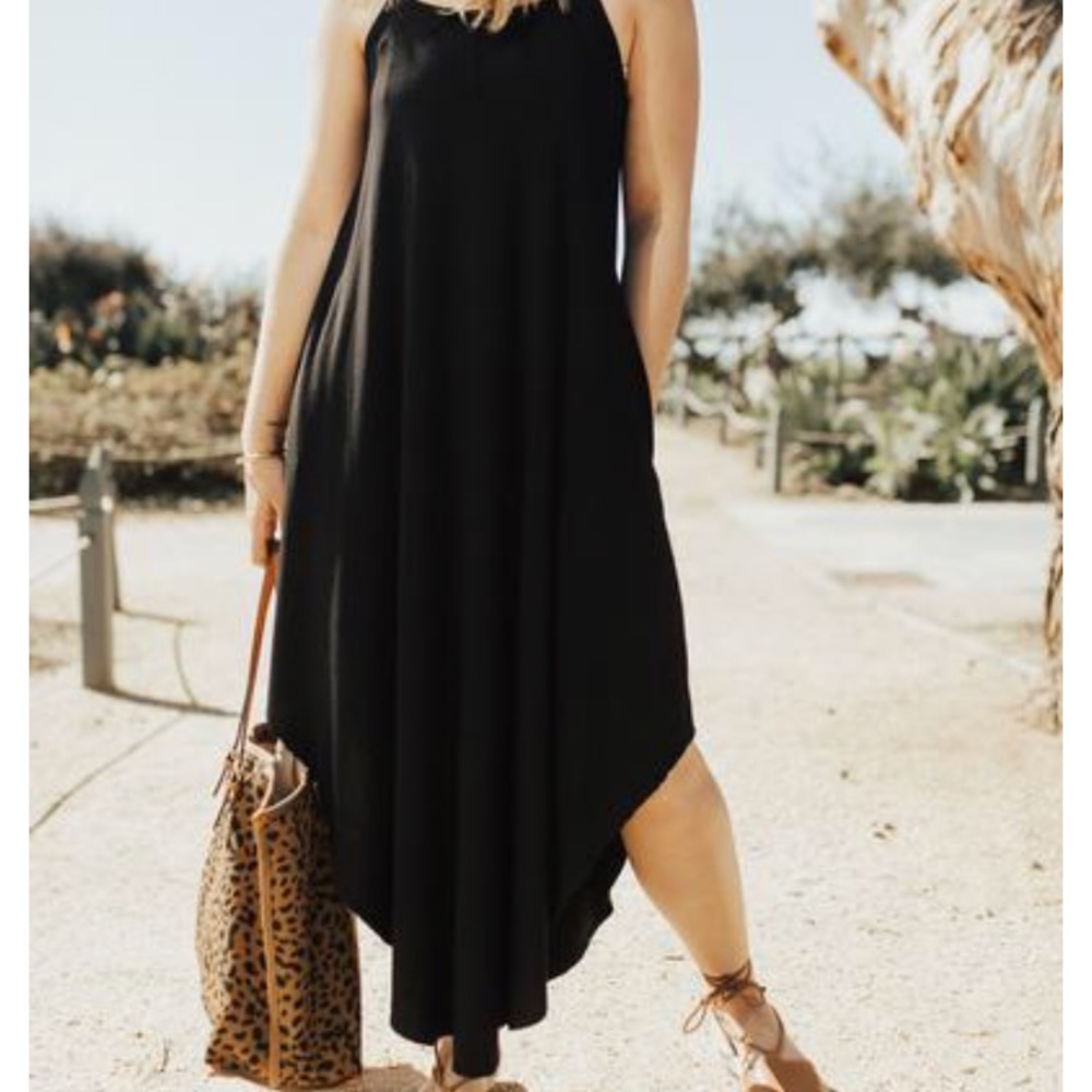 Heather gray Stella maxi dress